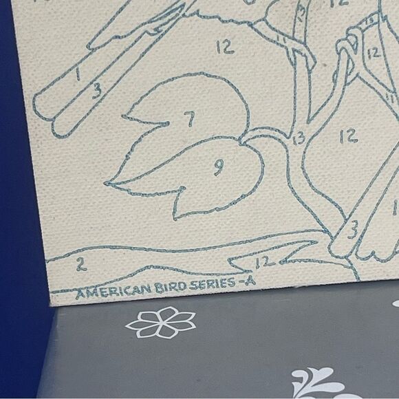 Vintage Hasbro Framed Paint by Number American Bird Series set of 4 - Picture 4 of 13